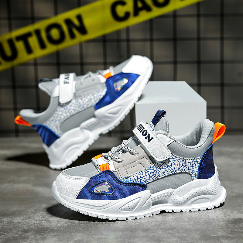 Jungen-Sneaker mit Klettverschluss