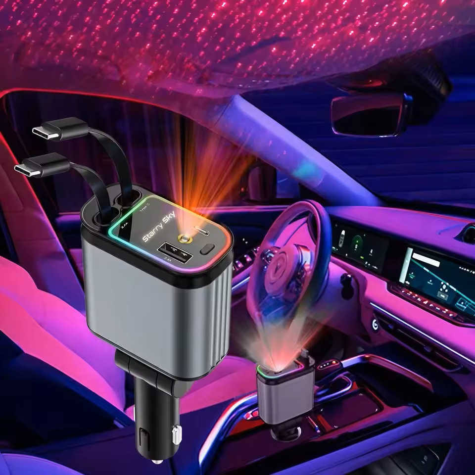 Autoladegerät -mit Sternenlichtprojektor