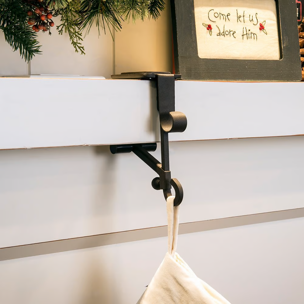 Girlanden- und Weihnachtsstrumpfhalter für Kaminsims