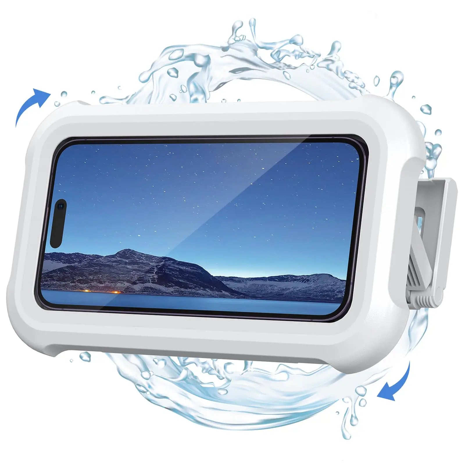 Wasserdichter Dusch Telefonhalter (6,8 Zoll)