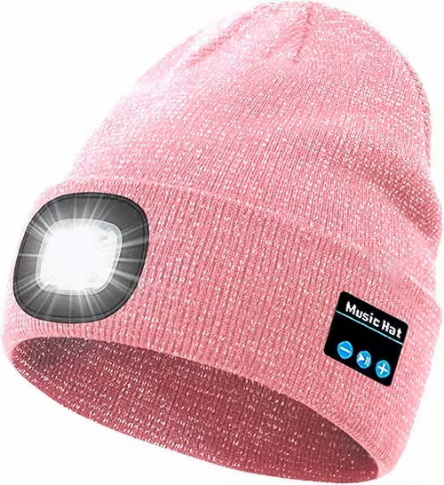Bluetooth Mütze mit LED-Licht