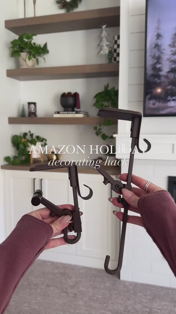 Girlanden- und Weihnachtsstrumpfhalter für Kaminsims